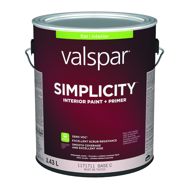 Valspar Eggshell Ultra White Tintable Latex Interior Paint + Primer  (1-Gallon) in the Interior Paint department at