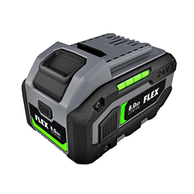 Batterie Flex 24 V de 8 Ah pour outils électriques, lithium ion