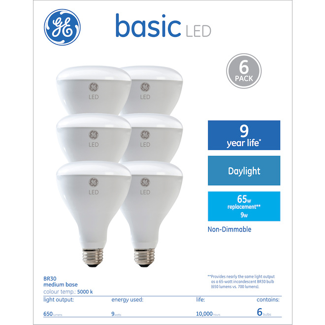 ge basic led br30