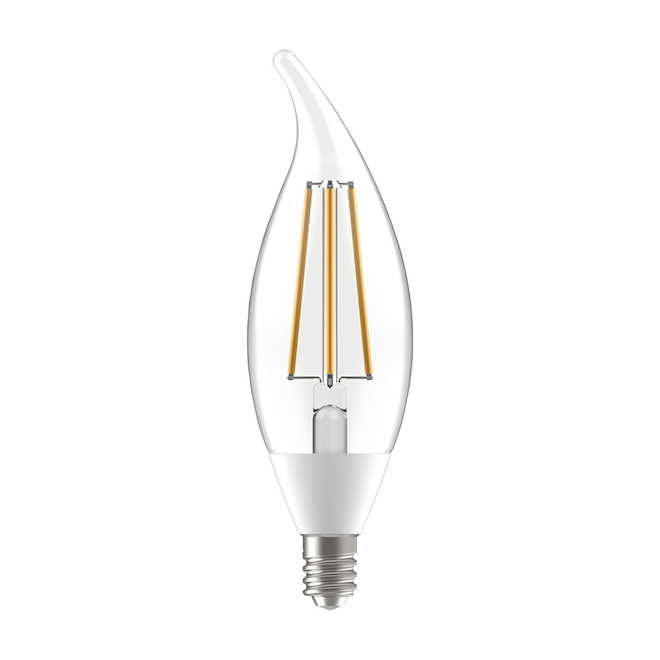 Ampoules classique A19 de remplacement de 60 W par GE, blanc froid à usage  général (paquet de 4) 34078