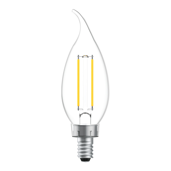 GE LIGHTING Ampoule transparente DEL 40W EQ à petit culot par GE Classique,  6/pqt 93131312
