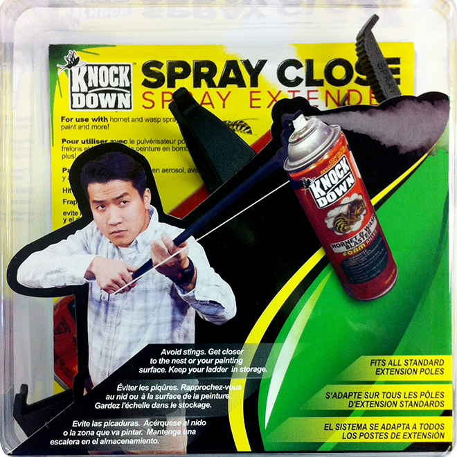 KNOCK DOWN Spray Close Aerosol Can Spray Extender KD500S RénoDépôt