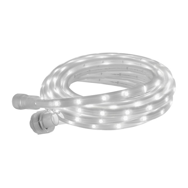 Bazz Waterproof LED Rope Lighting Strip 180in Soft White U00037WH