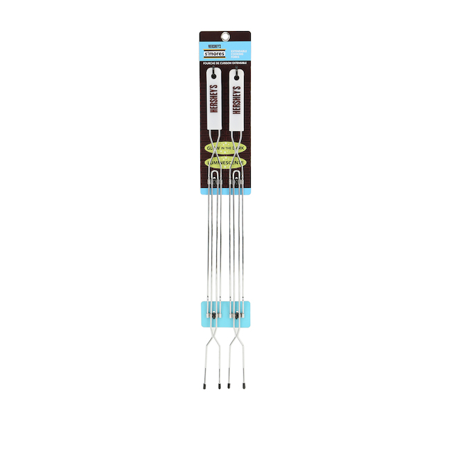 Hershey's S'mores Glow in the Dark Expandable Cooking Forks - 2-Pack ...