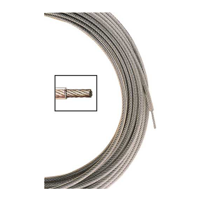 Ensemble de corde à linge robuste Strata, argentée, acier galvanisé CS79180