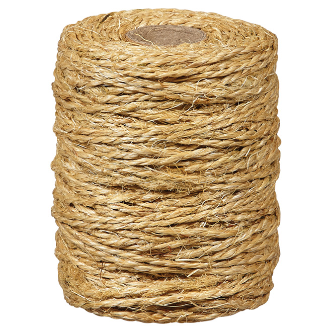 Ben-Mor Twisted Sisal Tying Twine - 2-Strand - Natural - 300-ft L