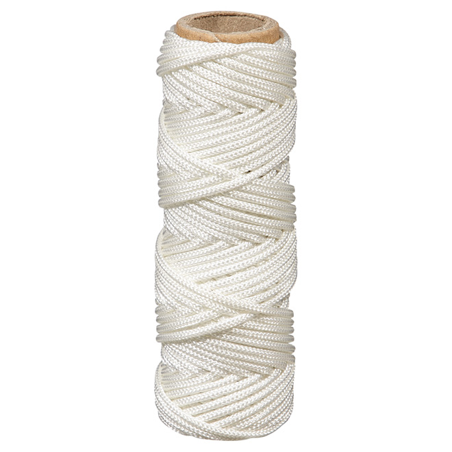 Corde double tressée Ben-Mor, nylon, blanche, 50 pi x 1/2 po 60348