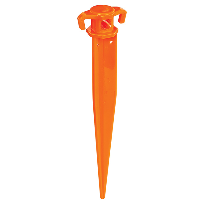 Ben-Mor Ground Stake - Plastic - Orange - 11-in