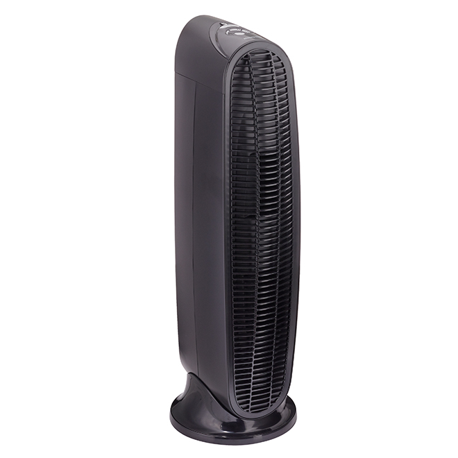 Honeywell QuietClean Tower Air Purifier with Permanent Filters - Black - Electronic Filter Check Indicator - 12.17 lbs