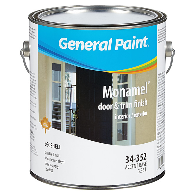 GENERAL PAINT Waterborne Alkyd Paint Eggshell Finish Accent Base