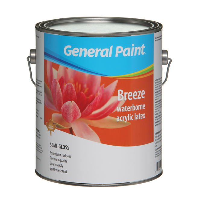 GENERAL PAINT SemiGloss Finish Interior Latex Paint GE005015416