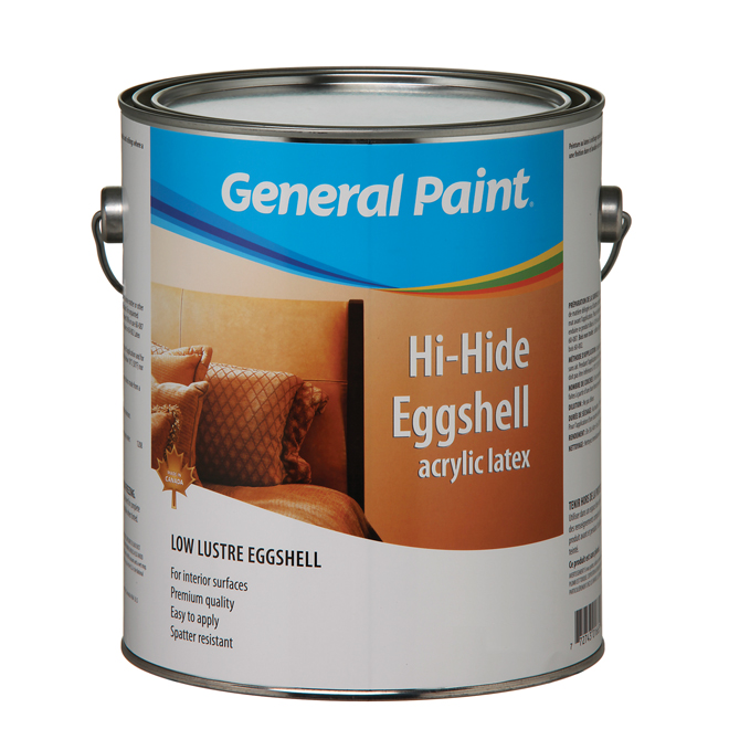 GENERAL PAINT HiHide Interior Latex Paint GE005512016 RénoDépôt