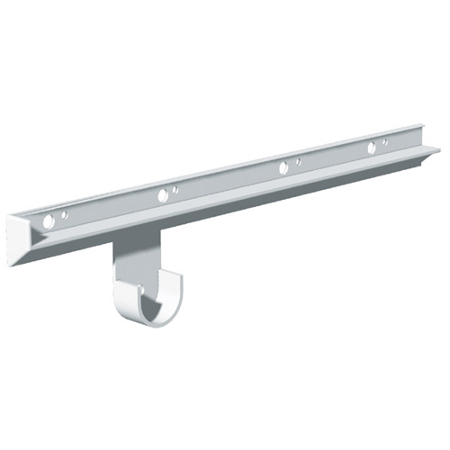 Vanguard Shelf and Rod Support - Plastic - White - 16-in L