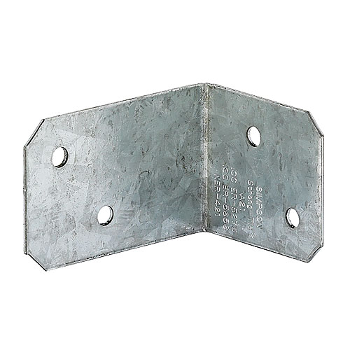Simpson Strong-Tie Angle - 1 3/8-in W x 2-in L - 18-Gauge - Galvanized Steel
