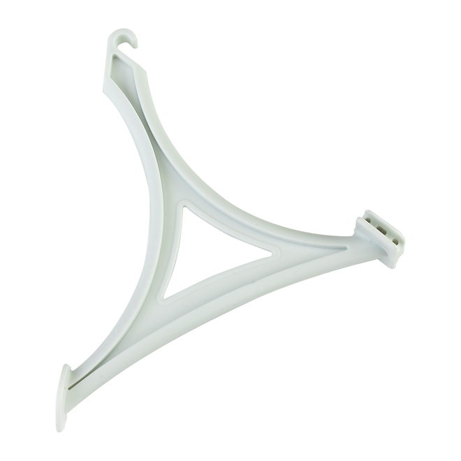 ClosetMaid Universal Shoe Shelf Support - Plastic - 6-in H x 1-in W x 5-in D - White