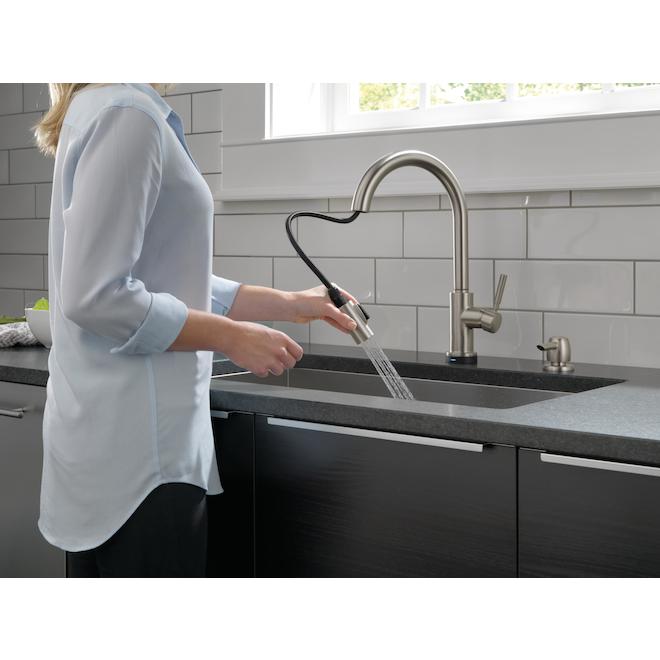 DELTA Trask Touch20 Spotshied Stainless 1 Handle Pull Down