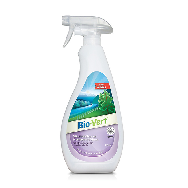 Nettoyant pour vitres Biovert, biodégradable, sans parfum, 715 ml