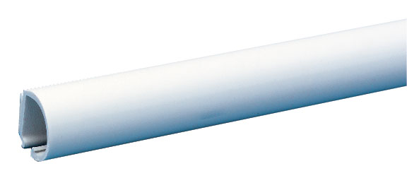 Cache-fil droit Wiremold 1/2 x 3/8 x 60 po plastique blanc C10