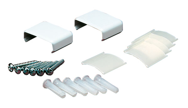 Wire Cover Accessories - Plastic - White