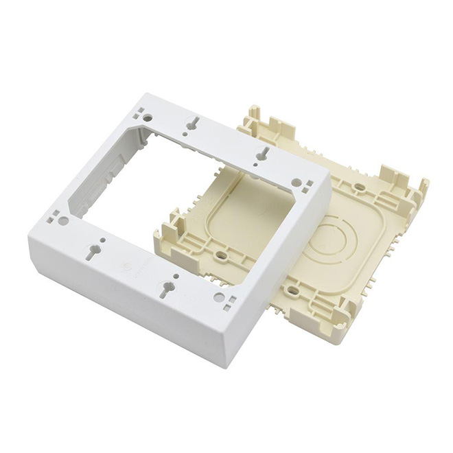 Wiremold 1-Gang Raceway Electrical Box 1 3/8-in White