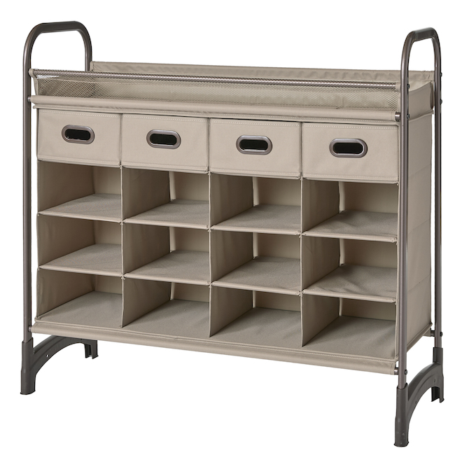 Neatfreak Modular Shoe Organizer 35.2in W x 13in D x 32.6in H Light