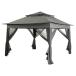 Uberhaus Pop-Up Gazebo - 10-ft x 9-ft - Steel - Black/Grey A109000601 ...