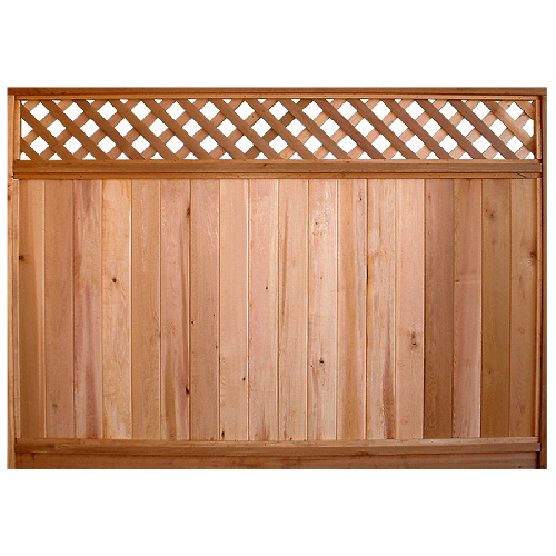 Treillis de clôture de jardin en bois