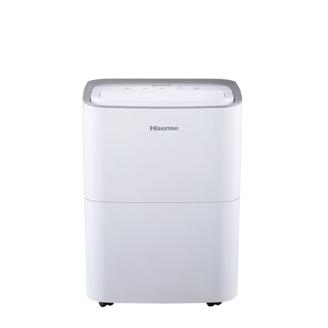 Hisense 2-Speed Dehumidifier - Built-in Pump - Removable Filter - 50-pt - 34-lbs