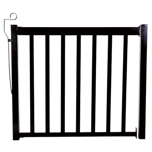 REGAL ALUMINUM Gate Kit 48" Black ASGPBL RénoDépôt