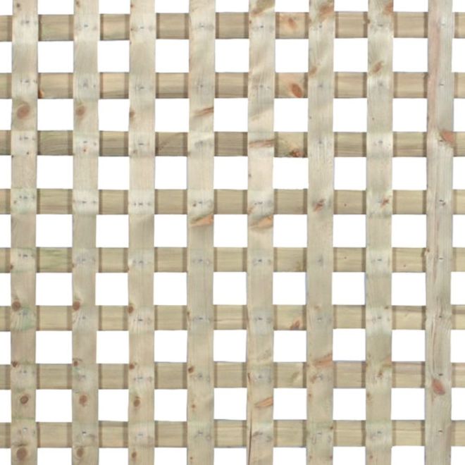 Square Cedar Lattice with 1.75-in Openings - 4-ft x 8-ft