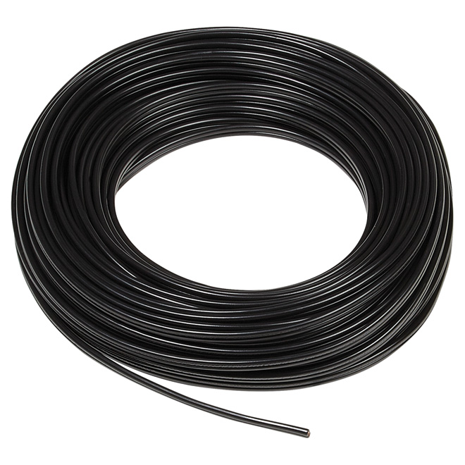 Câble basse tension Southwire, plastique et cuivre, 14 AWG, 100 pi, noir