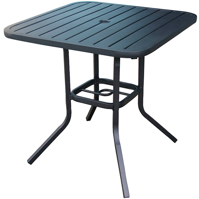 Table pliante, 15,25 x 17, noir de GRACIOUS LIVING