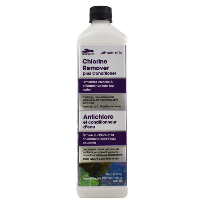 Smartpond Chlorine Remover and Conditioner with Natural Botanical Extracts - 532-ml