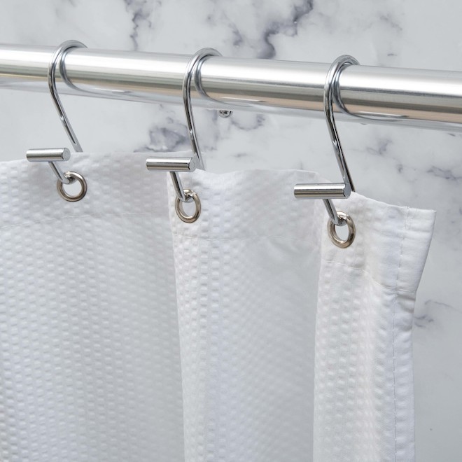 Crochets doubles pour rideau de douche (Paquet de 12)
