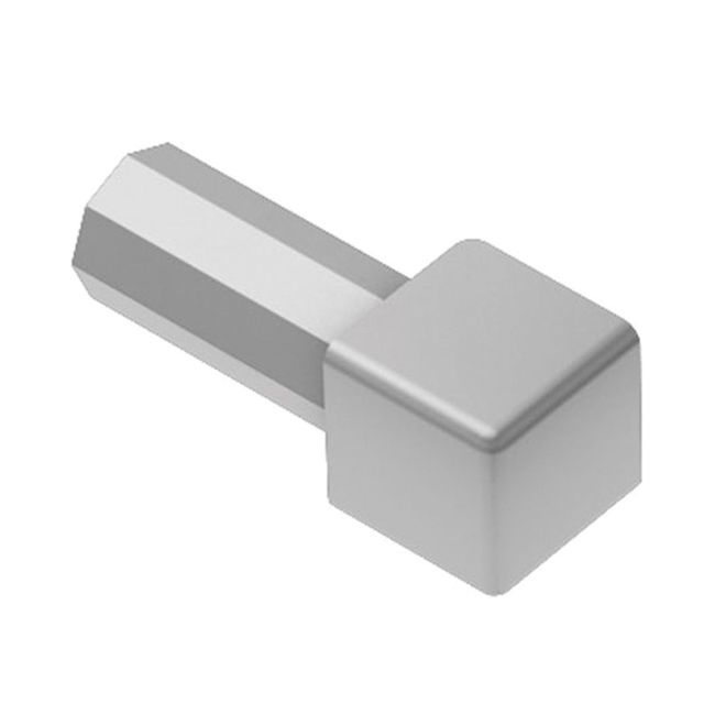 Schluter Systems Quadec Tile Edge Trim In Anodized Aluminum - 3 8-in Ev 