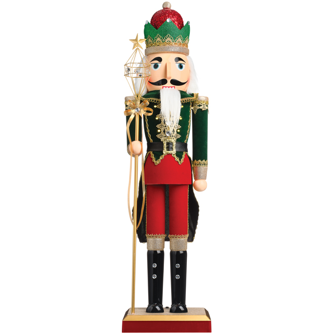 CELEBRATIONS BY L&CO Nutcracker for Christmas LED Multicolors 36in TBA023F RénoDépôt