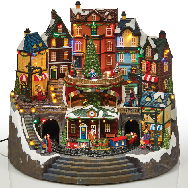 Carole Towne Collection Yulesteiner Brewery Festive Christmas Village Decor  -  Canada