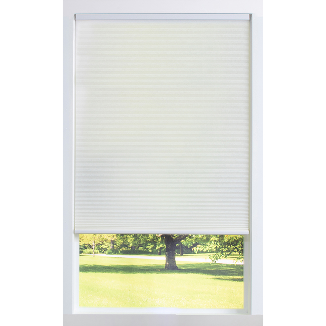allen+roth White Blackout Indoor Cellular Shade 58-in x 64-in