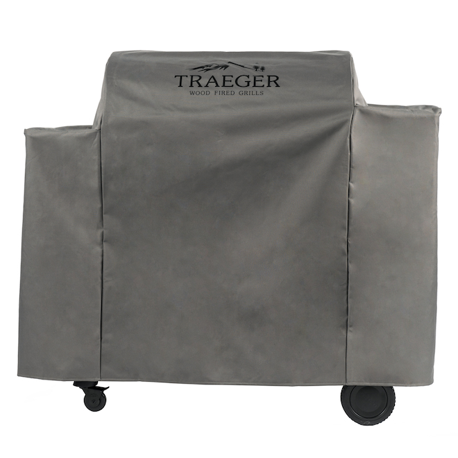 Treager Ironwood 885 Polyester BBQ Cover - grey - 24.5 x 43.25 x 54-in
