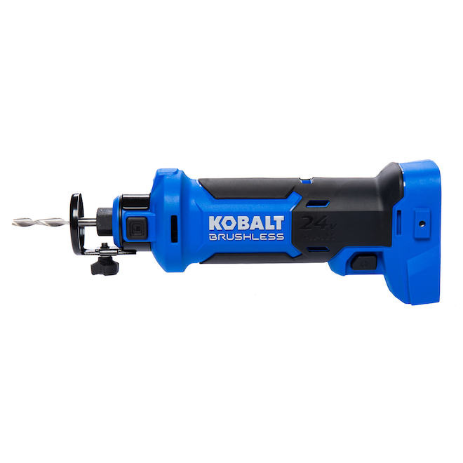 Outil de découpe rotatif sans fil Kobalt 24 V Max, moteur sans balai, bleu et noir, outil seul sans batterie