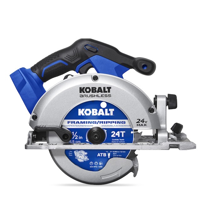 Kobalt 24-V Max Cordless Circular Saw 1/2-in Blade Brushless Motor Bare  Tool without Battery Réno-Dépôt