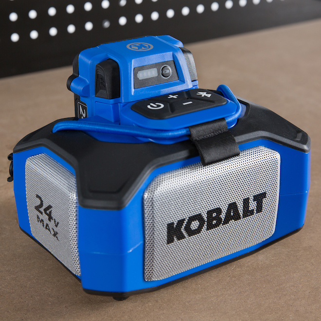 Kobalt 24 V Max Bluetooth Speaker USB And Auxiliary Ports Grey And   45595032c L 