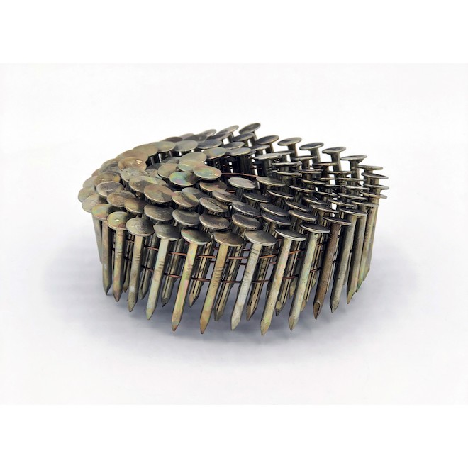 Crisp-Air Coil Roofing Nails Steel 1 1/4-in - 7200 per Box