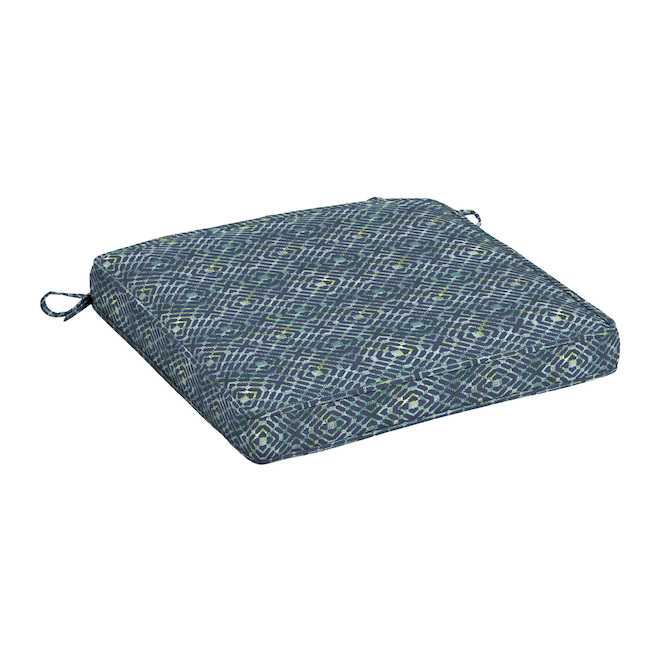 Bazik 20 x 20-in Outdoor Teal Polyester Seat Cushion