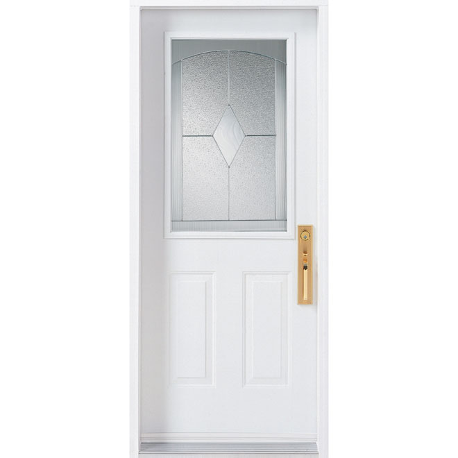 Melco Sisley Exterior Door 34 X 80 Left Steel White