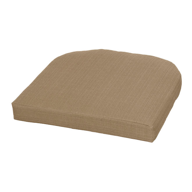 Style Selections 1-Piece Spruce Hills Beige Patio Seat Pad