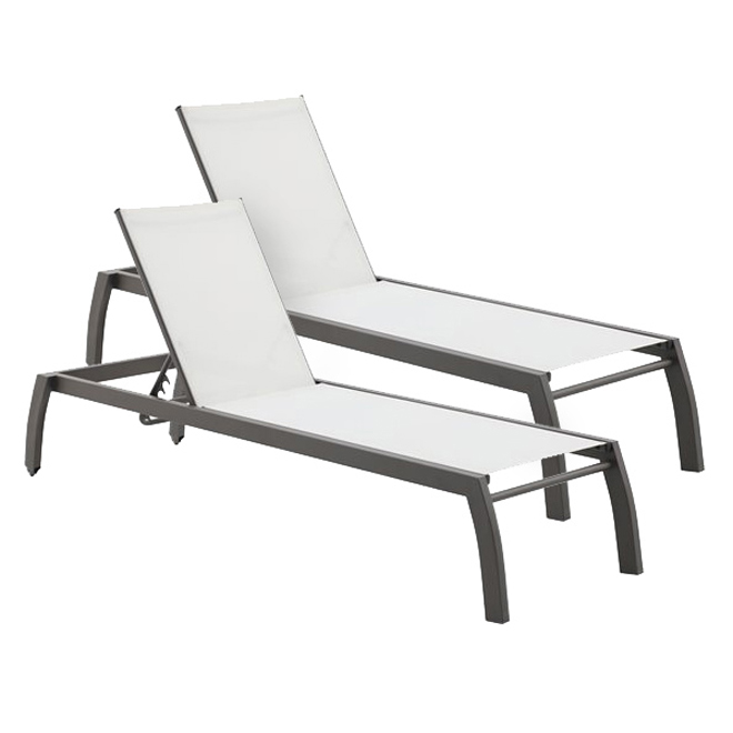 Allen + Roth Westmore Steel Frame Lounge Chairs - Set of 2