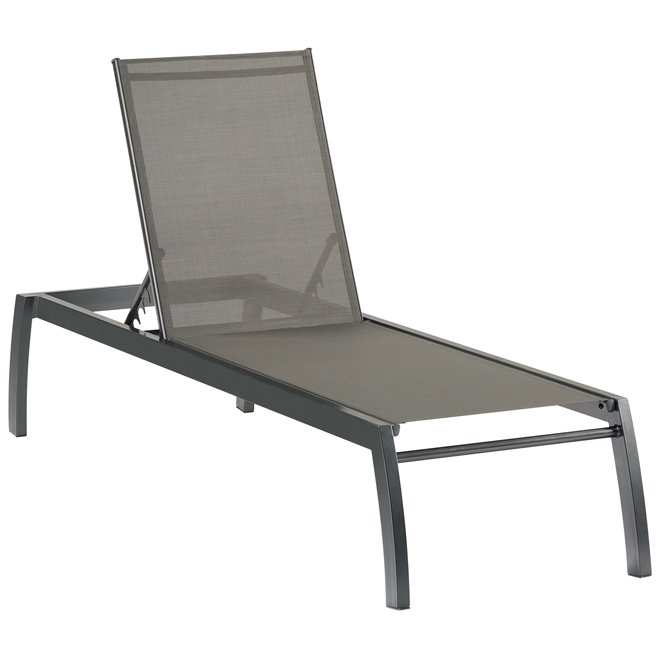 Allen + Roth Westmore Grey Lounge Chair in Steel