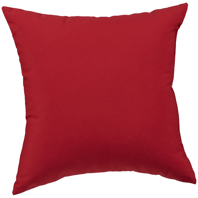 Garden Treasures Polyester Cushion - 16-in x 16-in - Red