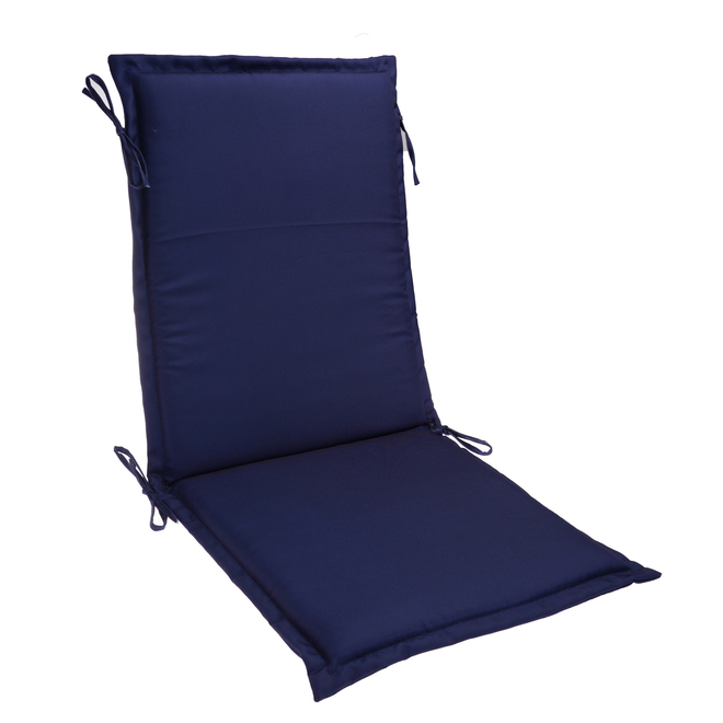 Style Selections High Back Patio Chair Cushion Polyester Navy Mh2020066 Réno Dépôt - Navy Blue Patio Seat Cushions